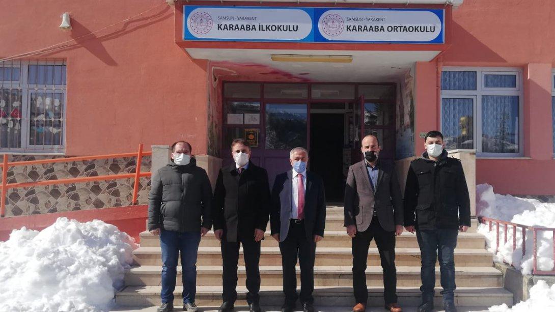 Müdürümüz Sayın Ahmet Çiçek in Karaaba İlk-Ortaokulu Ziyareti